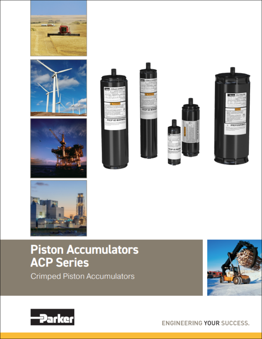 Piston Accumulators ACP Series Catalog Thumbnail